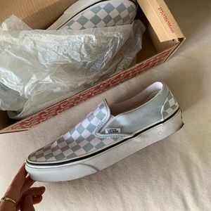 Women’s van shoes baby blur size 6.5